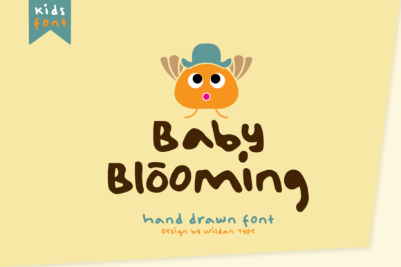 Baby Blooming: A Playful Display Font for Handmade Joy