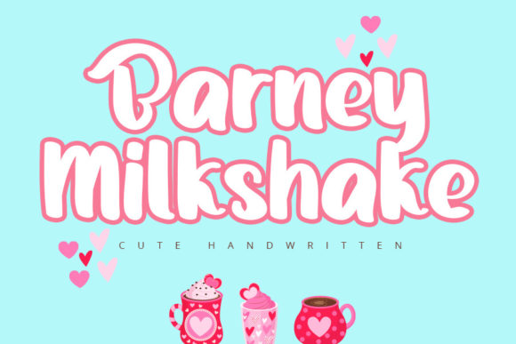 Barney Milkshake: A Bold Display Font for Handmade Charm
