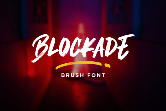 Blockade: A Bold Urban Display Font for Digital Branding