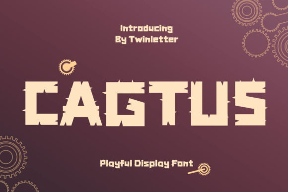 Cagtus: A Bold Display Font for Editorial Impact
