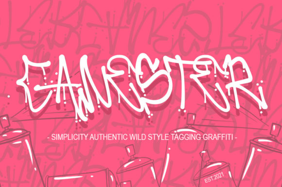 Canester: A Graffiti-Styled Display Font for Bold Digital Identity