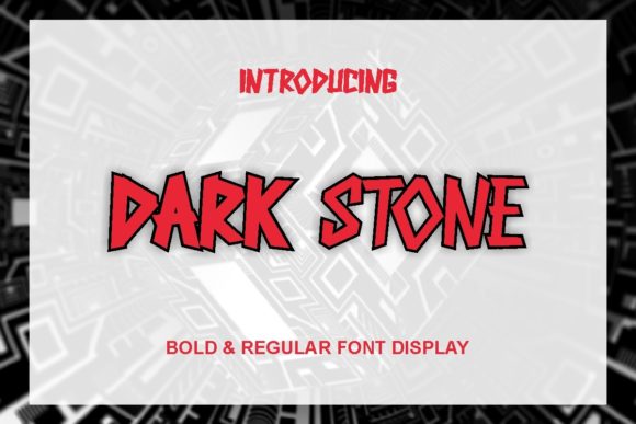 Dark Stone: A Bold Display Font That Commands Attention