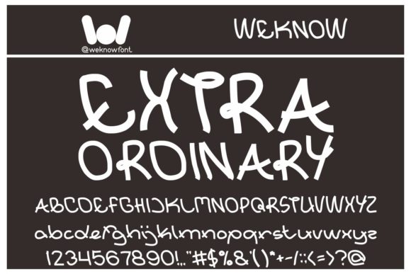 Extraordinary: A Playful Display Font That Lifts Your Web Design
