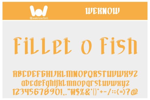 Fillet O Fish: A Display Font That Cuts Through the Noise
