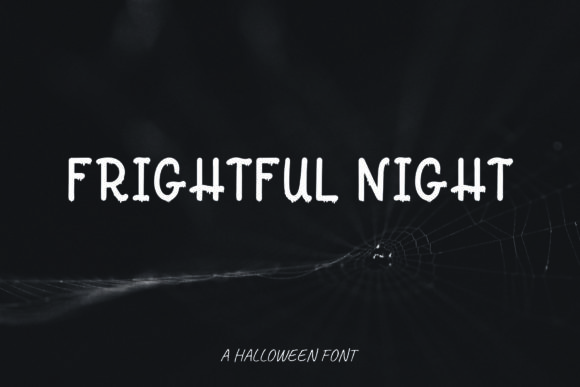Frightful Night: A Display Font That Gives Your Brand Instant Halloween Charm