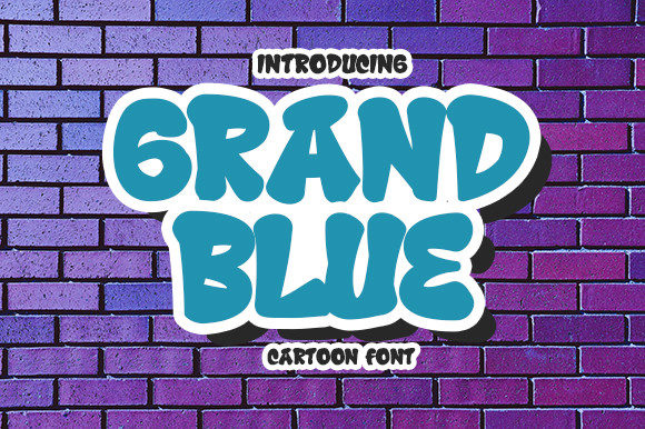 Grand Blue: A Playful Display Font That Elevates Real Small Business Branding