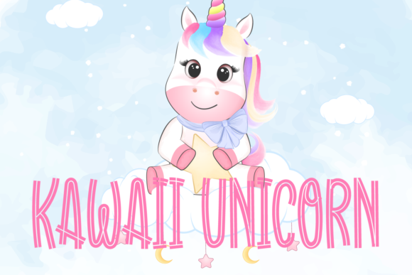Kawaii Unicorn: A Display Font That Delivers Joy at First Glance