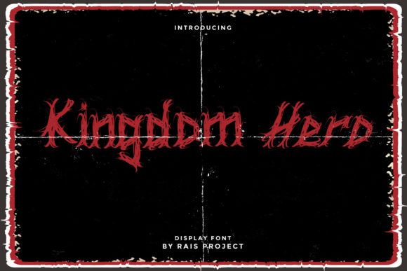 Kingdom Hero: A Display Font That Gives Your Brand Personality