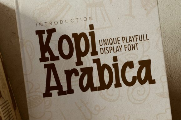 Kopi Arabica: A Playful Display Font for Editorial Charm