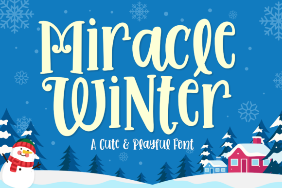 Miracle Winter: A Playful Display Font That Delivers Personality