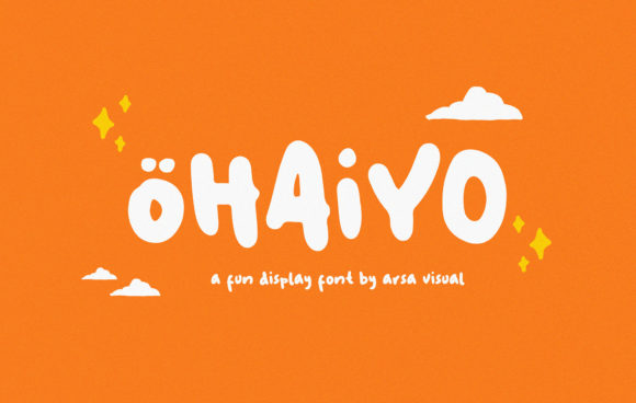 Ohaiyo: A Playful Display Font for Digital Branding