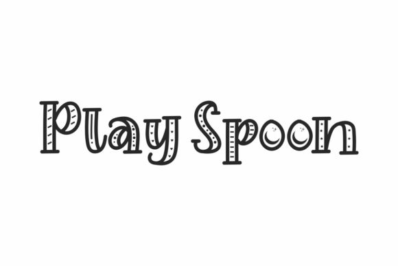 Play Spoon: A Fun, Friendly Display Font for Small Brands