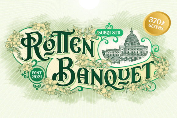 Rotten Banquet: A Bold Display Font for Editorial Impact