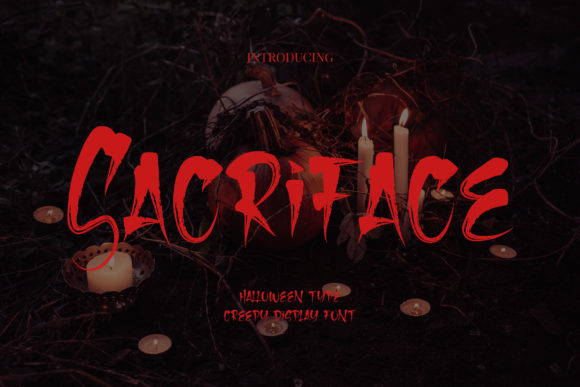 Sacriface: A Display Font That Commands Attention