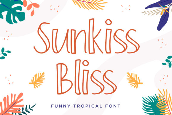 Sunkiss Bliss: A Summer Display Font That Lifts Your Web Design