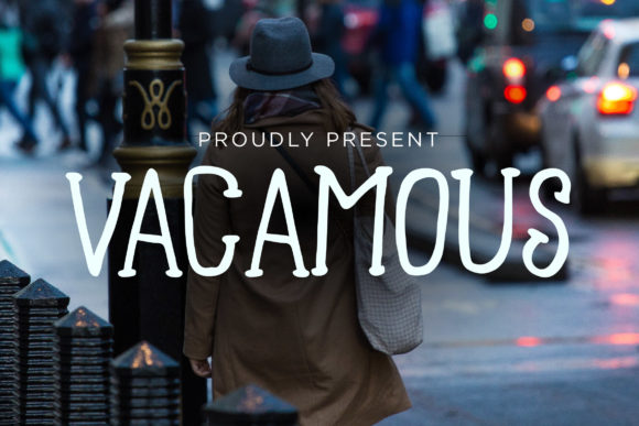 Vacamous: A Friendly Display Font for Digital Branding