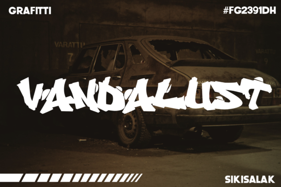 Vandalust: A Graffiti-Inspired Display Font That Actually Works