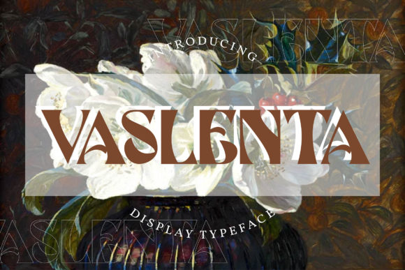 Vaslenta: A Whimsical Display Font That Feels Like a Thoughtful Pause