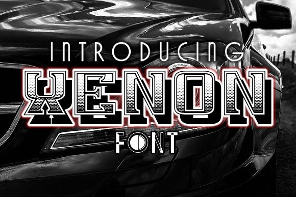 Xenon Display Font for Handmade Creators